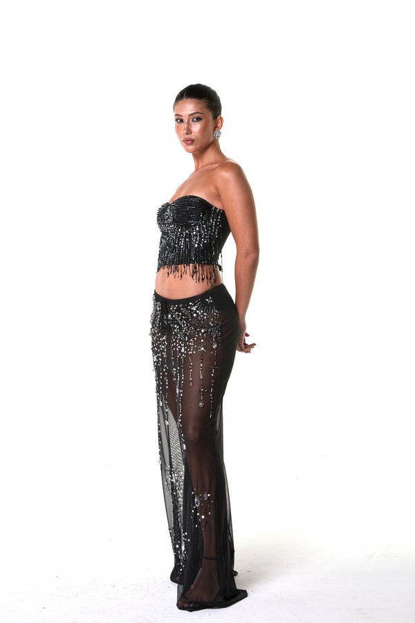 Calça Bordada Acqua