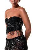 Combo: Calça Bordada Acqua + Corset Acqua (Preto)