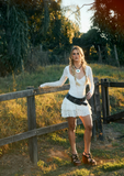 Vestido Babados Renda