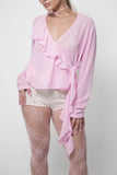 Blusa rosa de hada grande