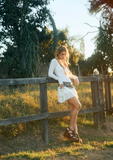 Vestido Babados Renda
