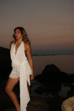 Blusa blanca destacada