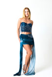 Combo: Mini Saia Acqua + Corset Acqua (Acqua)