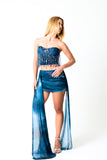 Combo: Mini Saia Acqua + Corset Acqua (Acqua)