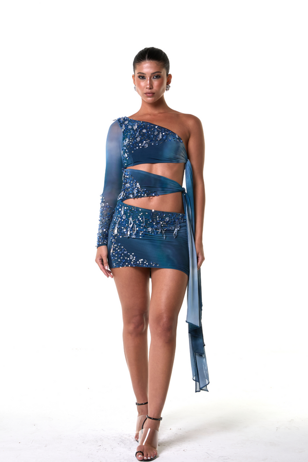Vestido Amarração Acqua