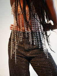 Calça Jeans Black Strass