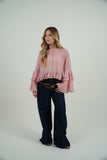 Blusa Bata Chiffon