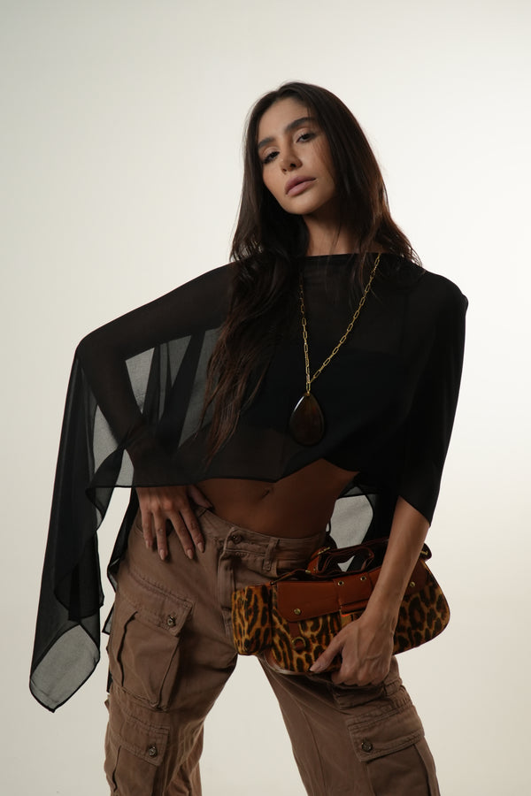 Blusa Capa Curta