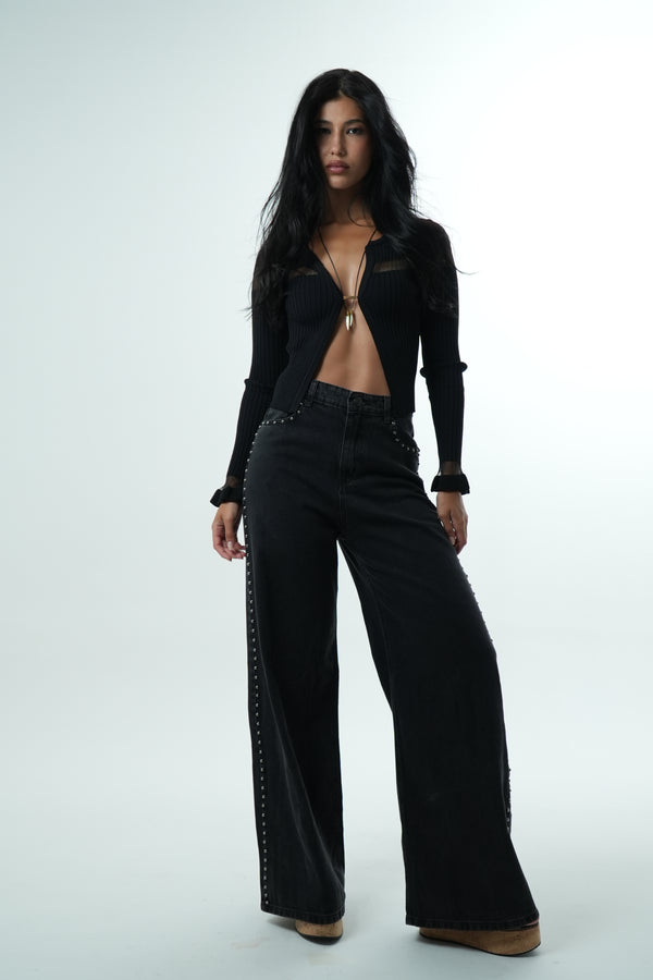 Calça Jeans Metal Black