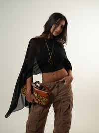 Blusa Capa Curta