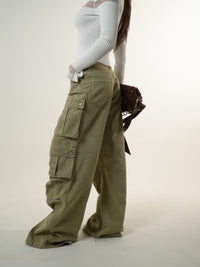Pantalones oliva pesados