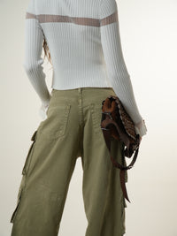 Pantalones oliva pesados