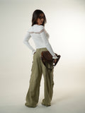 Pantalones oliva pesados