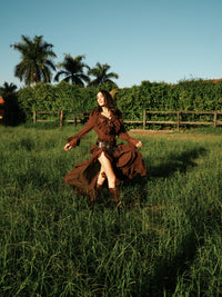 Vestido Longo Chiffon