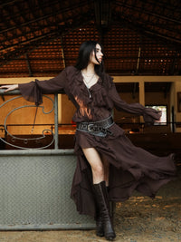 Vestido Longo Chiffon