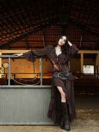 Vestido Longo Chiffon