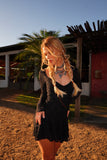 Vestido Babados Renda