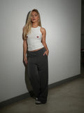 Pantalones sastre de color gris sirena