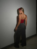 Pantalones sastre de color gris sirena