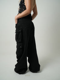 Pantalones negros pesados