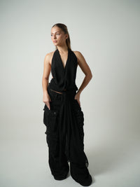 Pantalones negros pesados