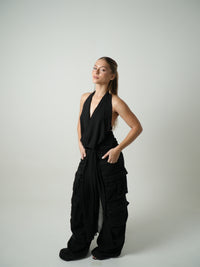 Pantalones negros pesados