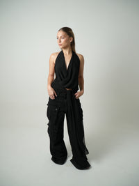 Pantalones negros pesados