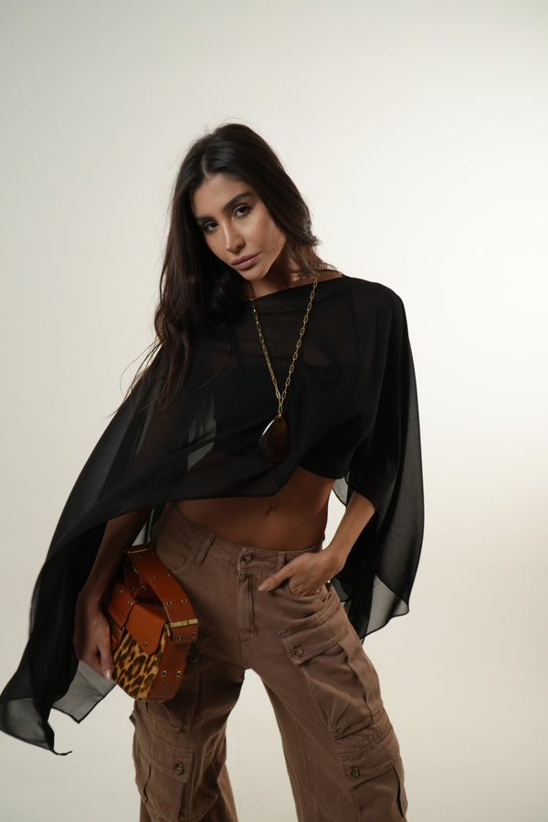 Blusa Capa Curta