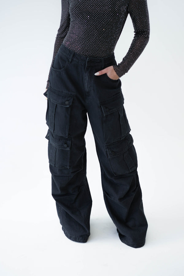 Black Heavy Pants