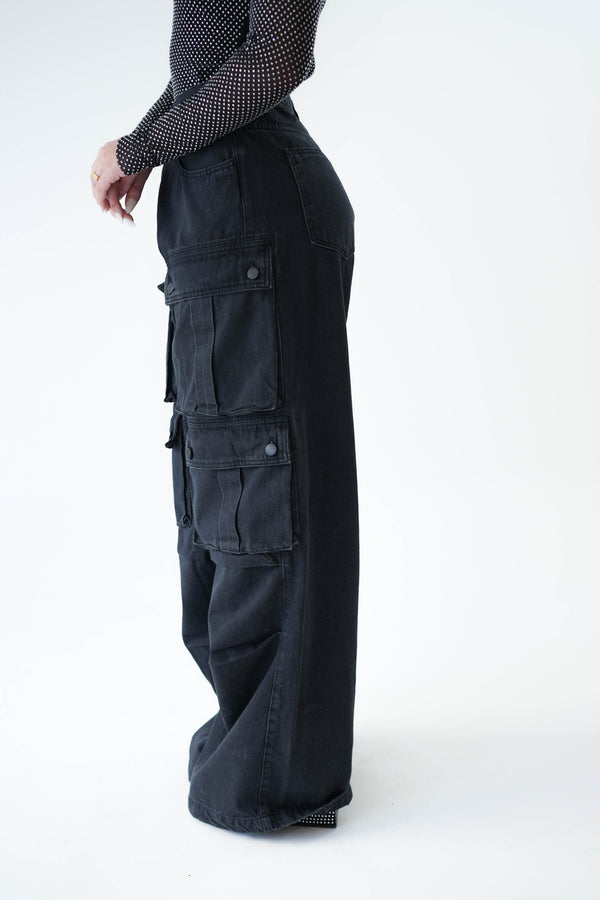 Black Heavy Pants