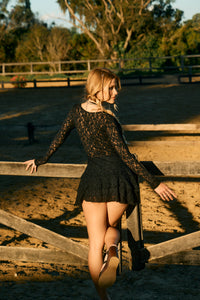 Vestido Babados Renda