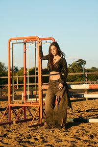 Blusa Amarração Renda