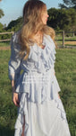 Stories de Vestido Longo Chiffon