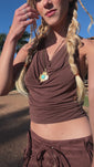Stories de Blusa Degagê Cocoa