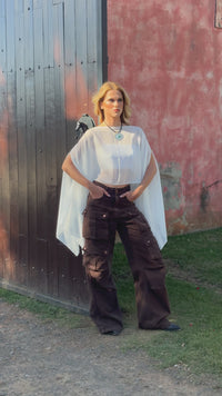 Stories de Pantalones oliva pesados
